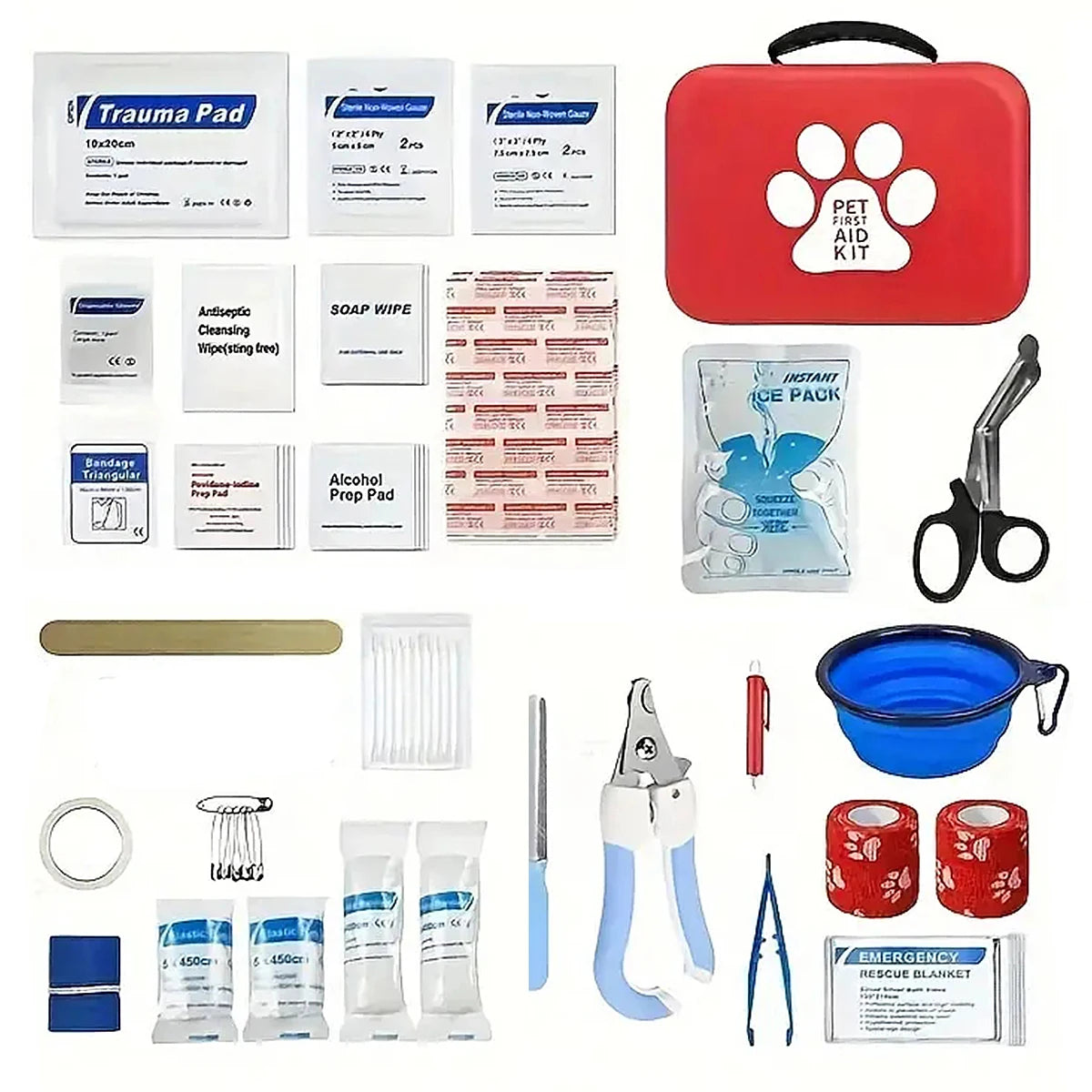 Pet First Aid Kit – Compact Emergency Care for Dogs & Cats