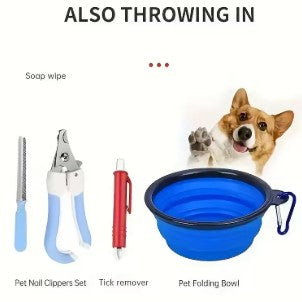 Pet First Aid Kit for Dogs & Cats Emergency Travel & Home Care Set